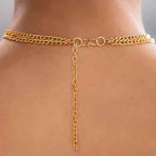 Black Crystal Set of Necklace and Earring (Pack of 1)