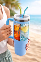 2 in 1  DRINK  SEPERATOR TUMBLER DRINK DIVIDER