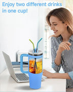 2 in 1  DRINK  SEPERATOR TUMBLER DRINK DIVIDER