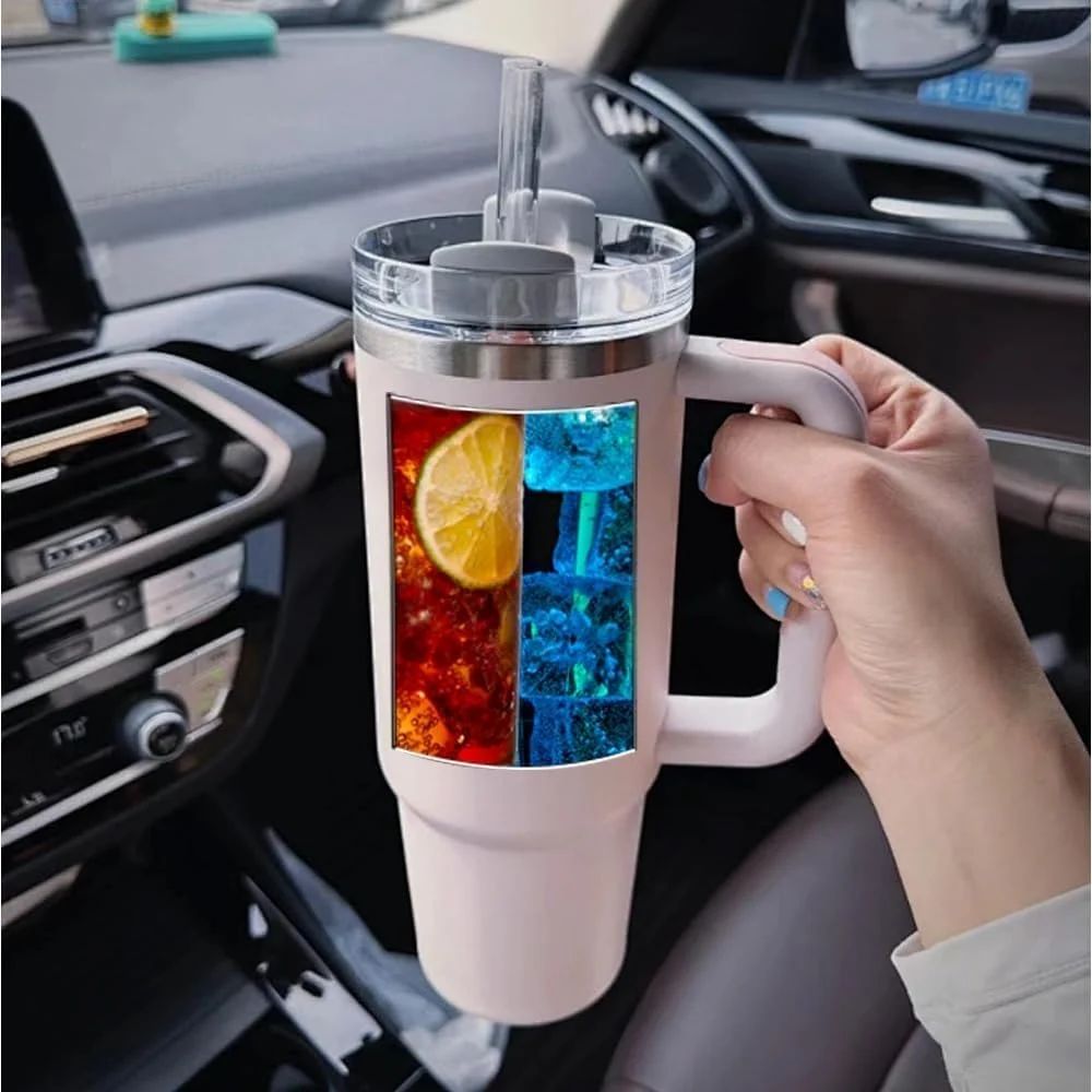2 in 1  DRINK  SEPERATOR TUMBLER DRINK DIVIDER