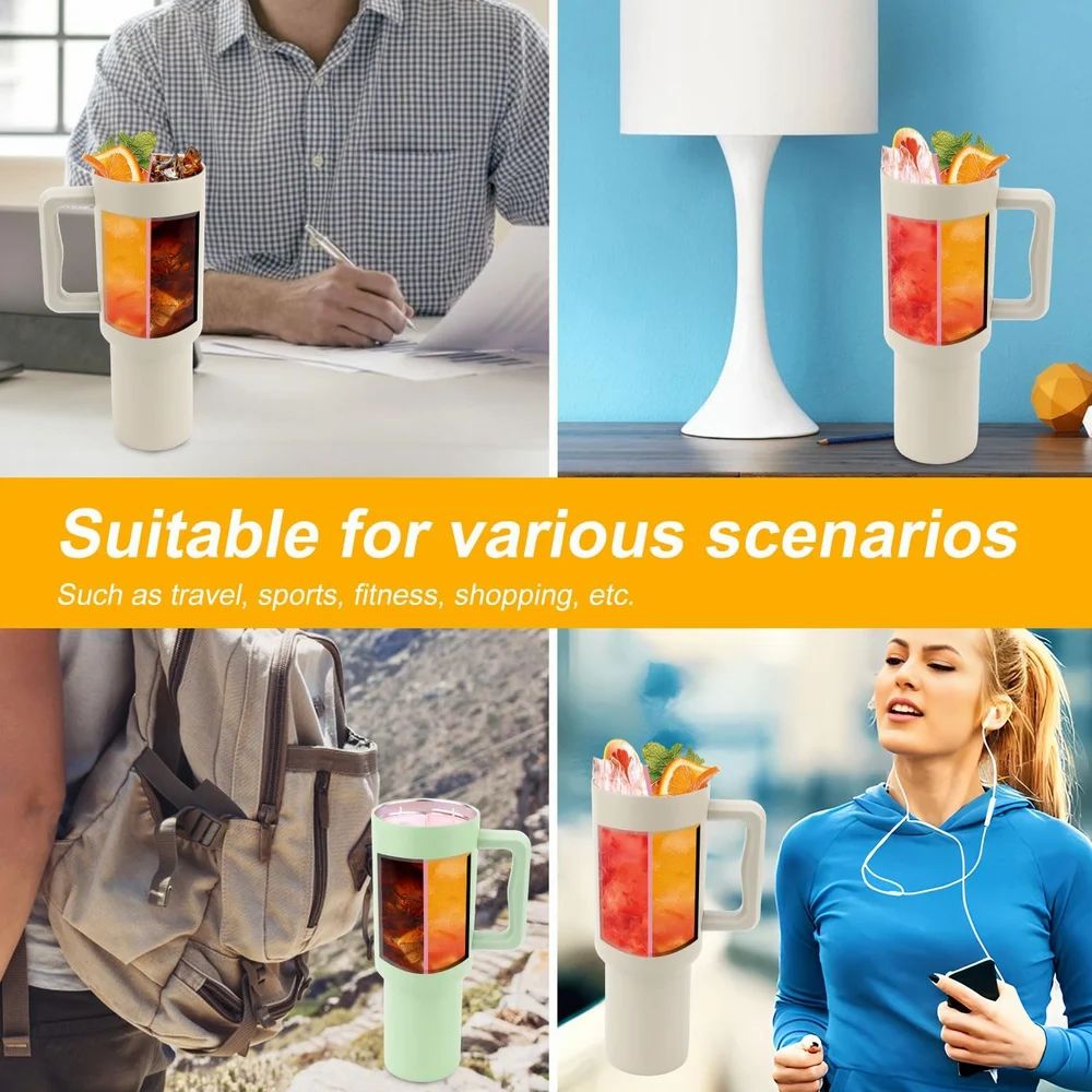 2 in 1  DRINK  SEPERATOR TUMBLER DRINK DIVIDER